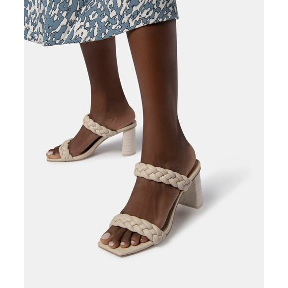 Dolce Vita Paily Ivory Stella Women's Block Heel Sandal 7 - Picture 3 of 7